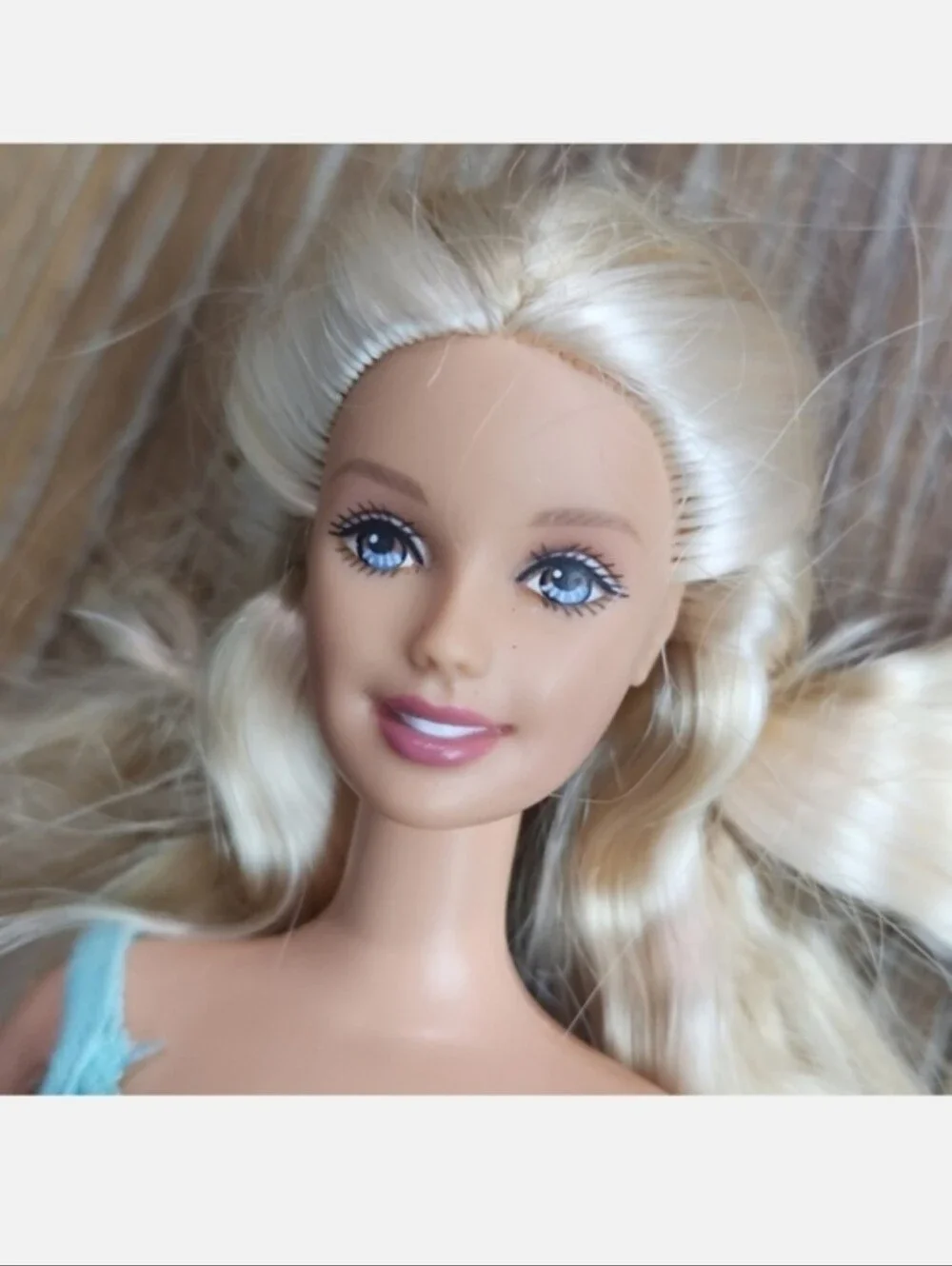 Vintage Barbie Blue Flowers 3 pc Outfit